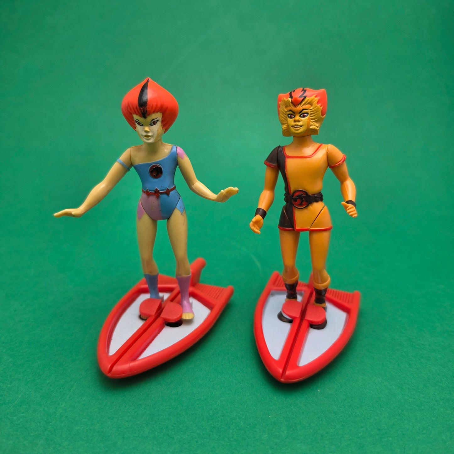 THUNDERCATS ☆ WILYKAT & WILYKAT Boards Action Figure ☆ Vintage LJN Complete Original 80s Loose