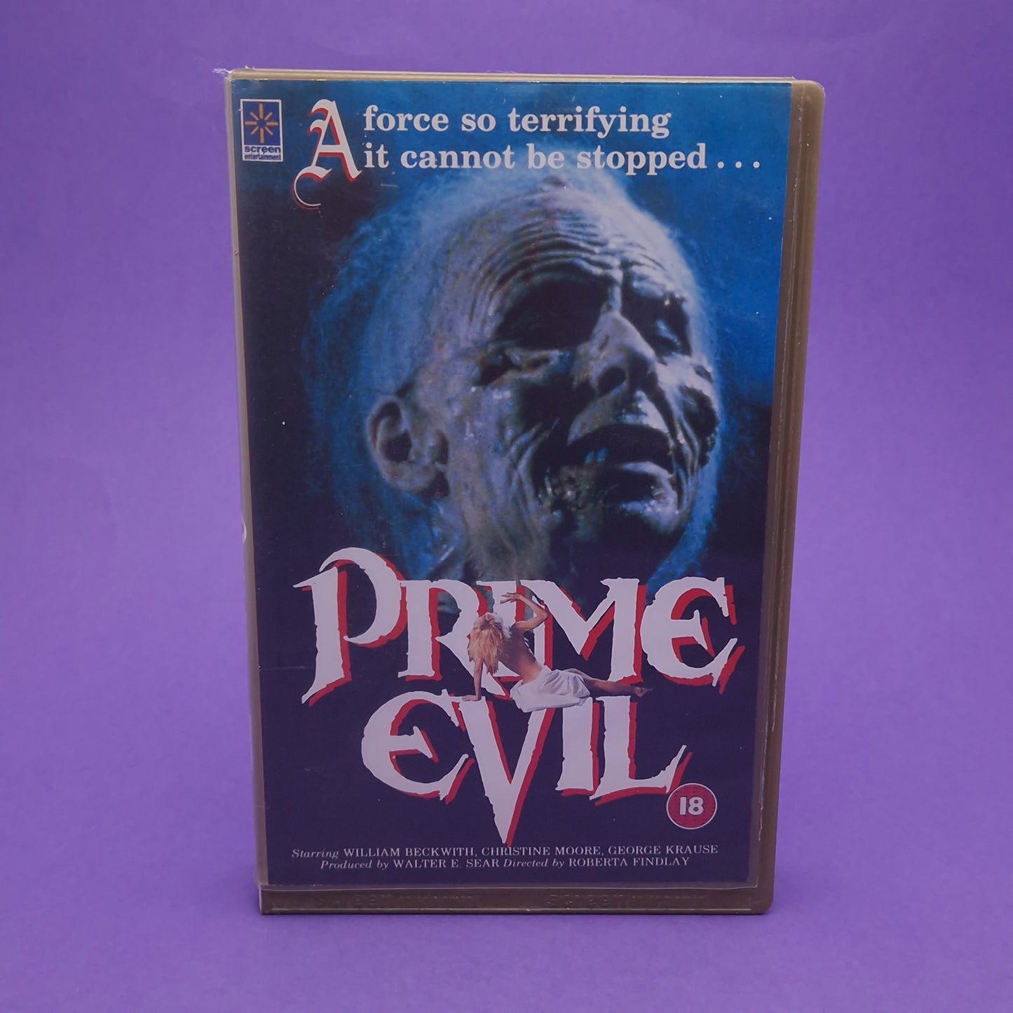 VHS Video ☆ PRIME EVIL ☆ 80s Big Box Ex Rental Horror 1988 18 Vintage