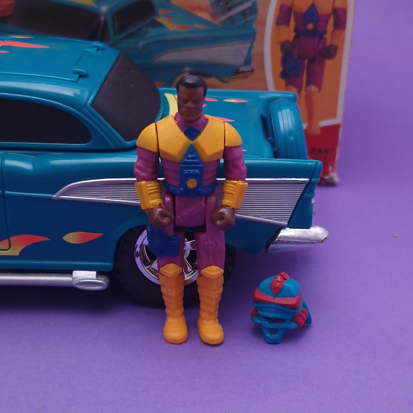 M.A.S.K ☆ HURRICANE Hondo McClean ☆ BOXED Complete Vintage MASK Kenner 80s Canada Box