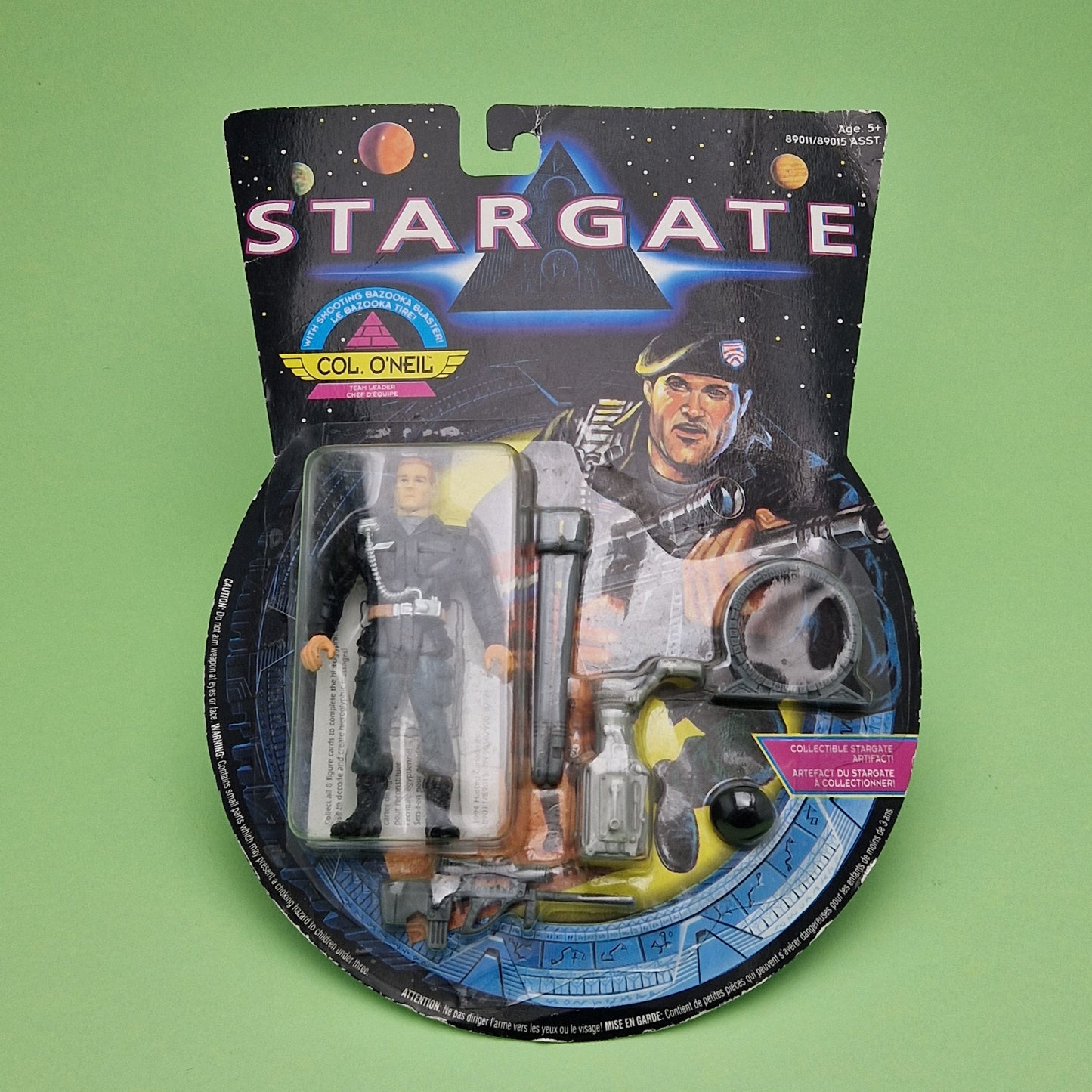 STARGATE ☆ COL. O'NEIL Vintage Action Figure ☆ Original 90s Sealed Carded MOC Hasbro