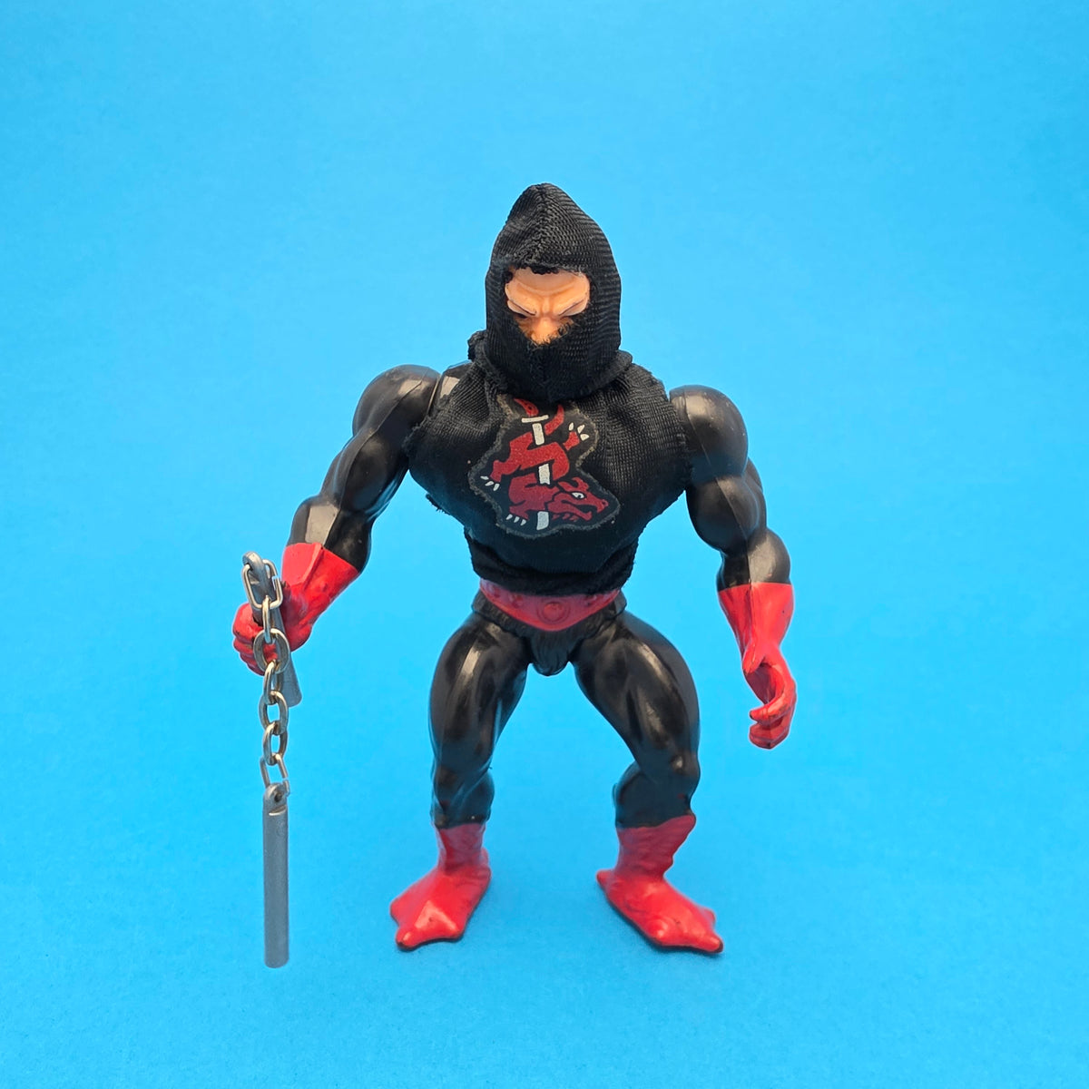 MASTERS OF THE UNIVERSE ☆ NINJOR Vintage Figure ☆ MOTU Loose 80s Mattel