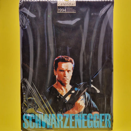 ARNOLD SCHWARZENEGGER ☆ CALENDAR 1994 Spiral Binding 30 x 42 cm 12 images ☆ Vintage Original 90s