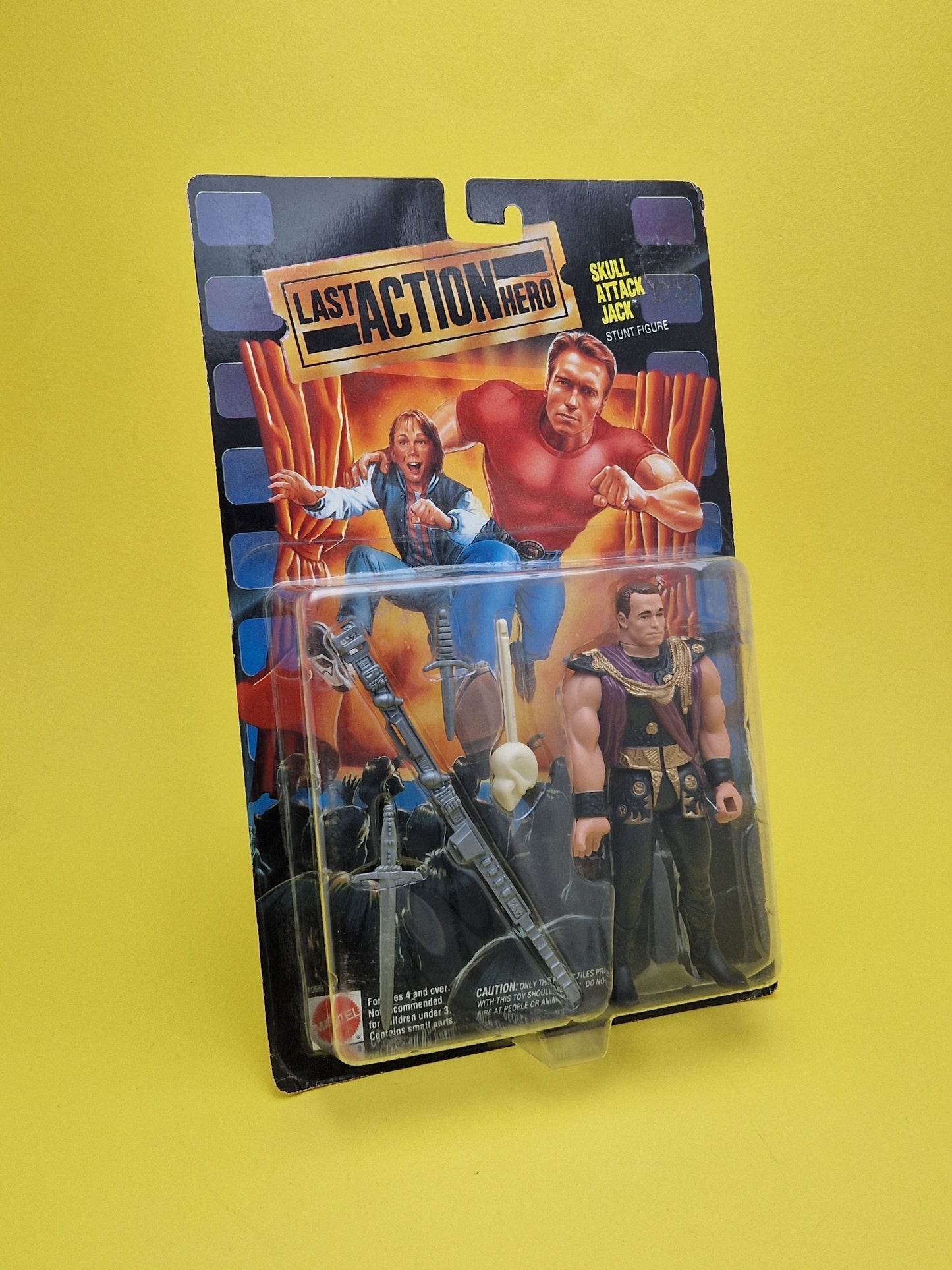 LAST ACTION HERO ☆ SKULL ATTACK JACK Vintage Action Figure ☆ MOC Carded Sealed