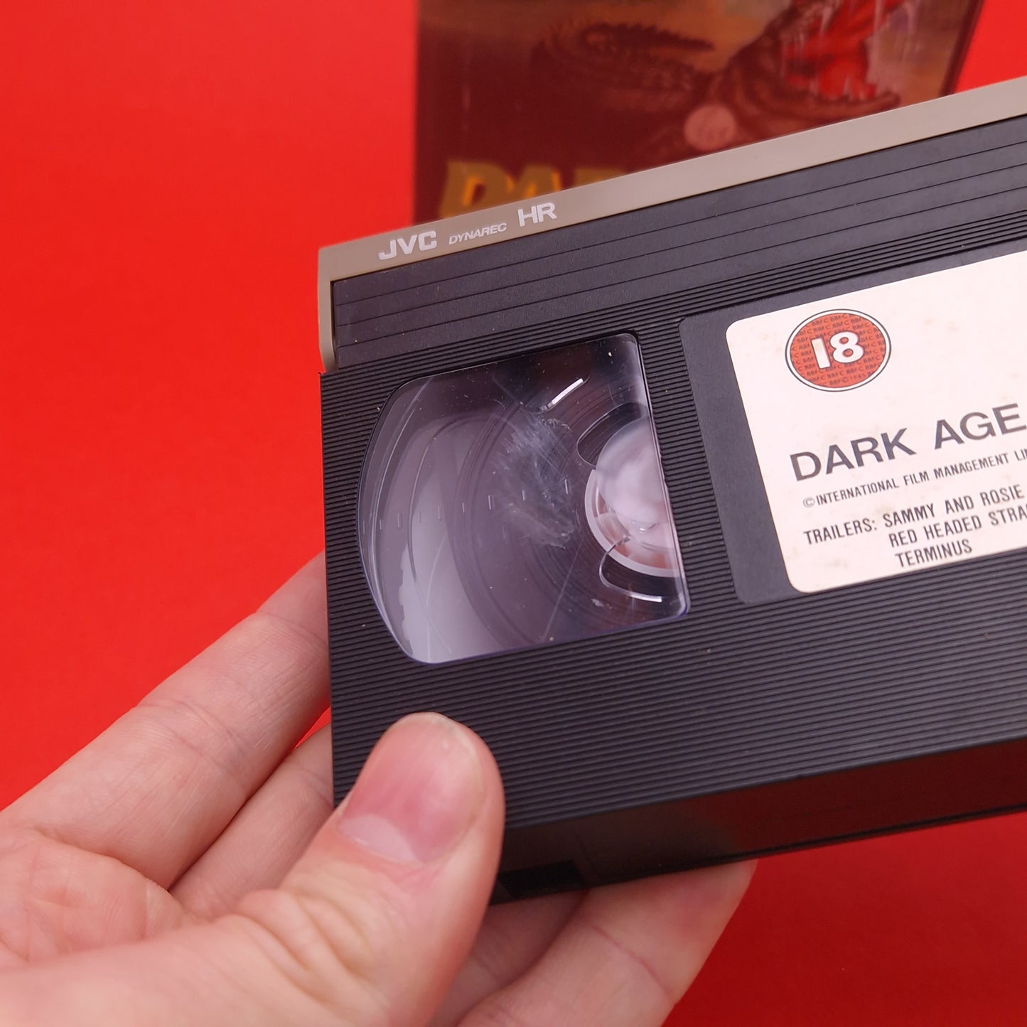 VHS Video ☆ DARK AGE ☆ 80s Big Box Ex Rental Horror 18 Vintage John Jarratt