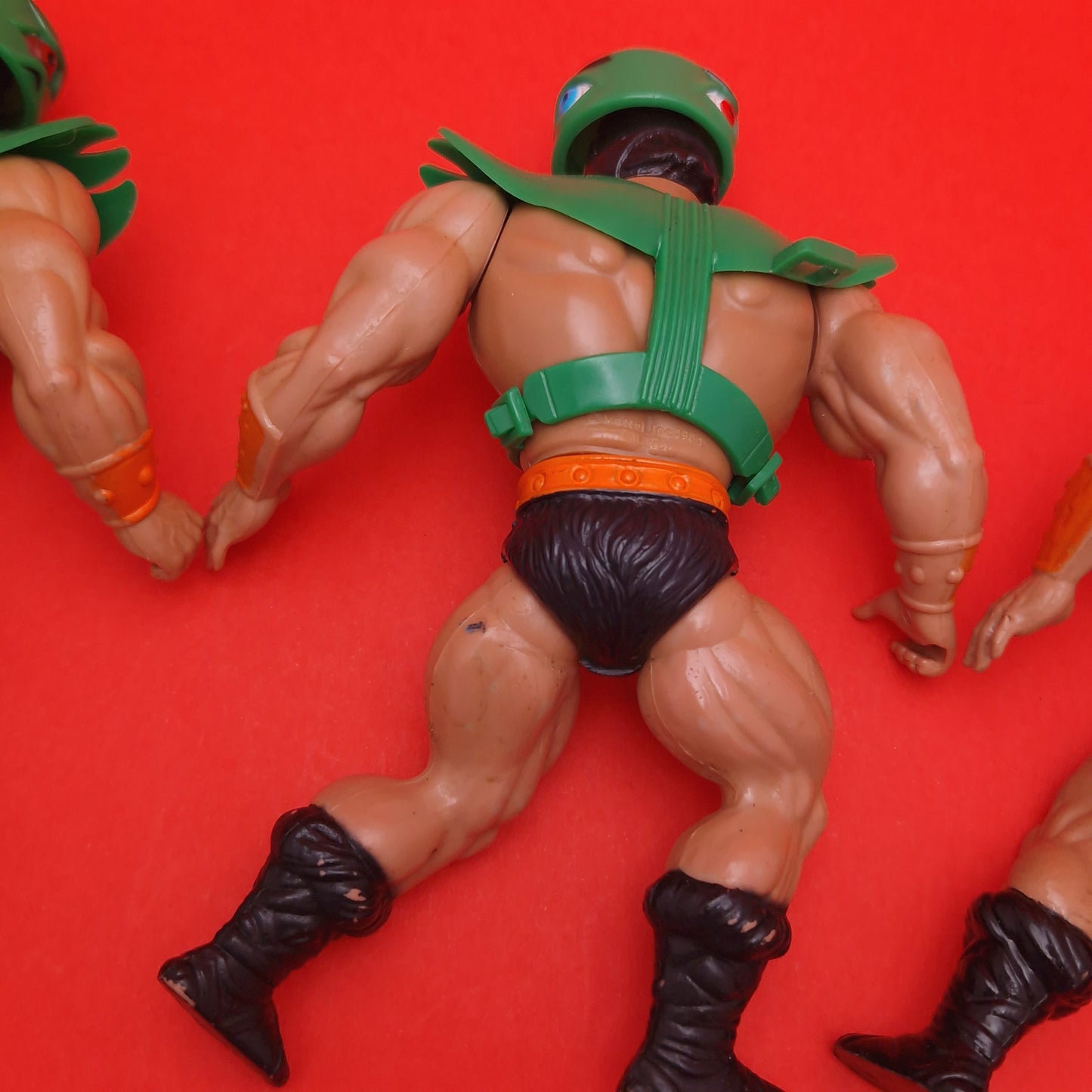 MASTERS OF THE UNIVERSE ☆ TRI KLOPS x3 Face variants Vintage Figure ☆ MOTU 80s Mattel