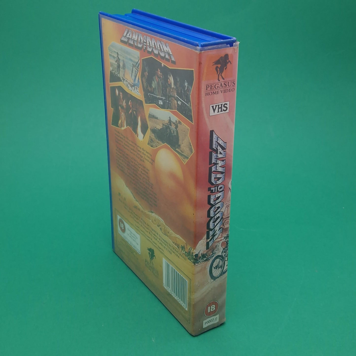 VHS Video ☆ LAND OF THE DOOM ☆ 80s Big Box Ex Rental 18 Vintage
