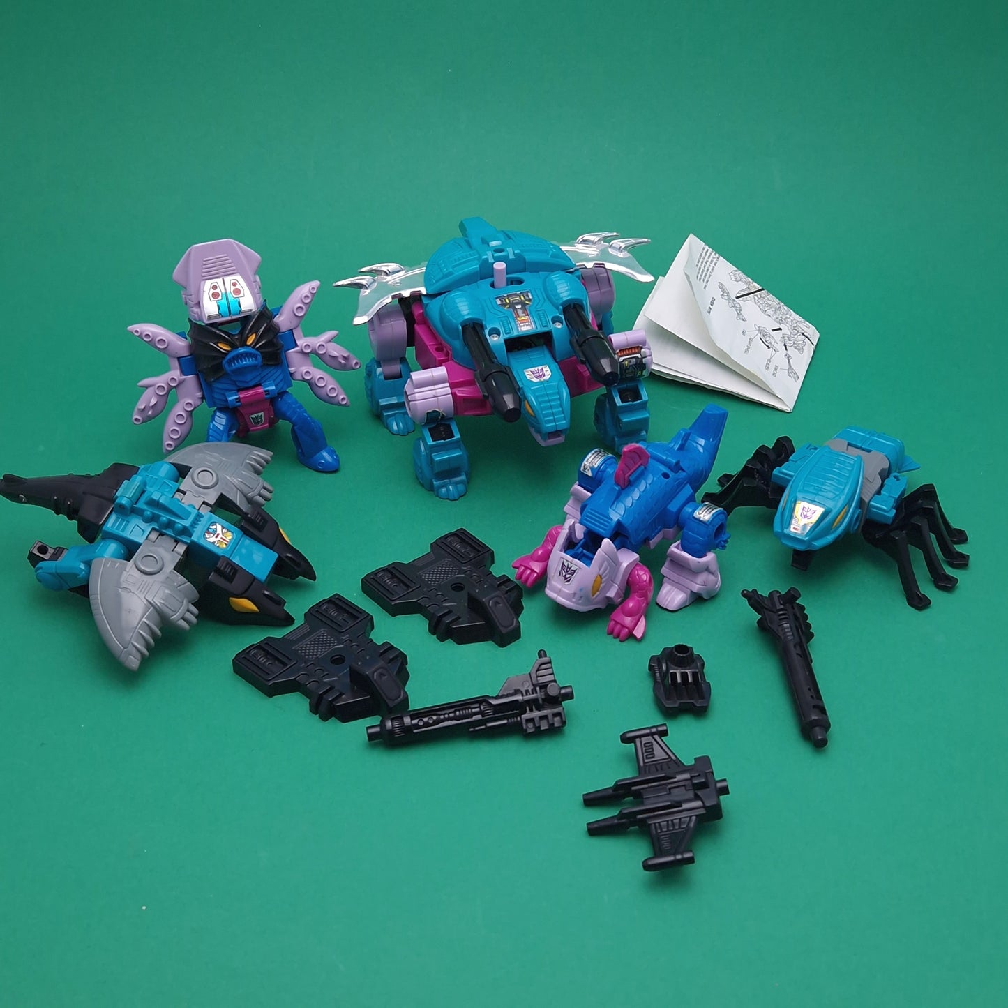 TRANSFORMERS G1 ☆ Combiners SEACONS Piranacon Figure ☆ 1988 Robot Vintage