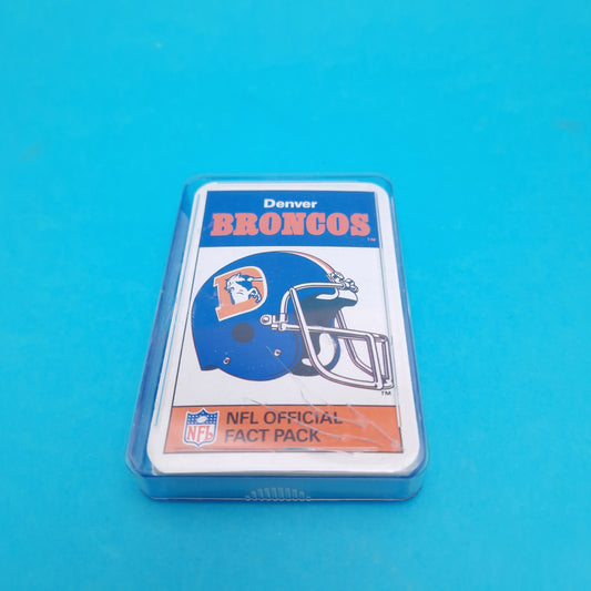 NFL ACE ☆ DENVER BRONCOS FACT PACK all 33 Cards ☆ Complete Vintage Game Case