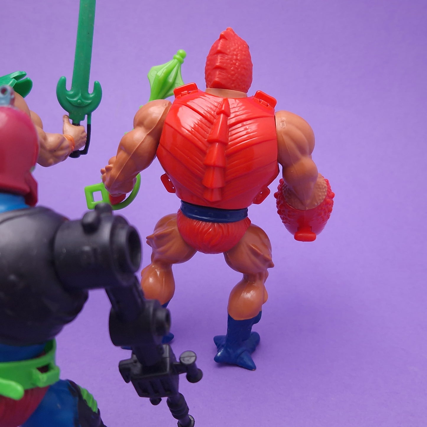 MASTERS OF THE UNIVERSE ☆ 5x Bundle TRAP JAW BUZZ OFF CLAWFUL LEECH TRI-KLOPS Vintage Figure ☆ MOTU Loose 80s Mattel