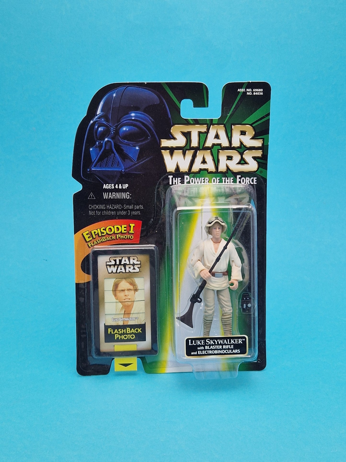 STAR WARS POTF ☆ Flash Back LUKE SKYWALKER Figure ☆ MOC Sealed Carded Kenner Power of the Force