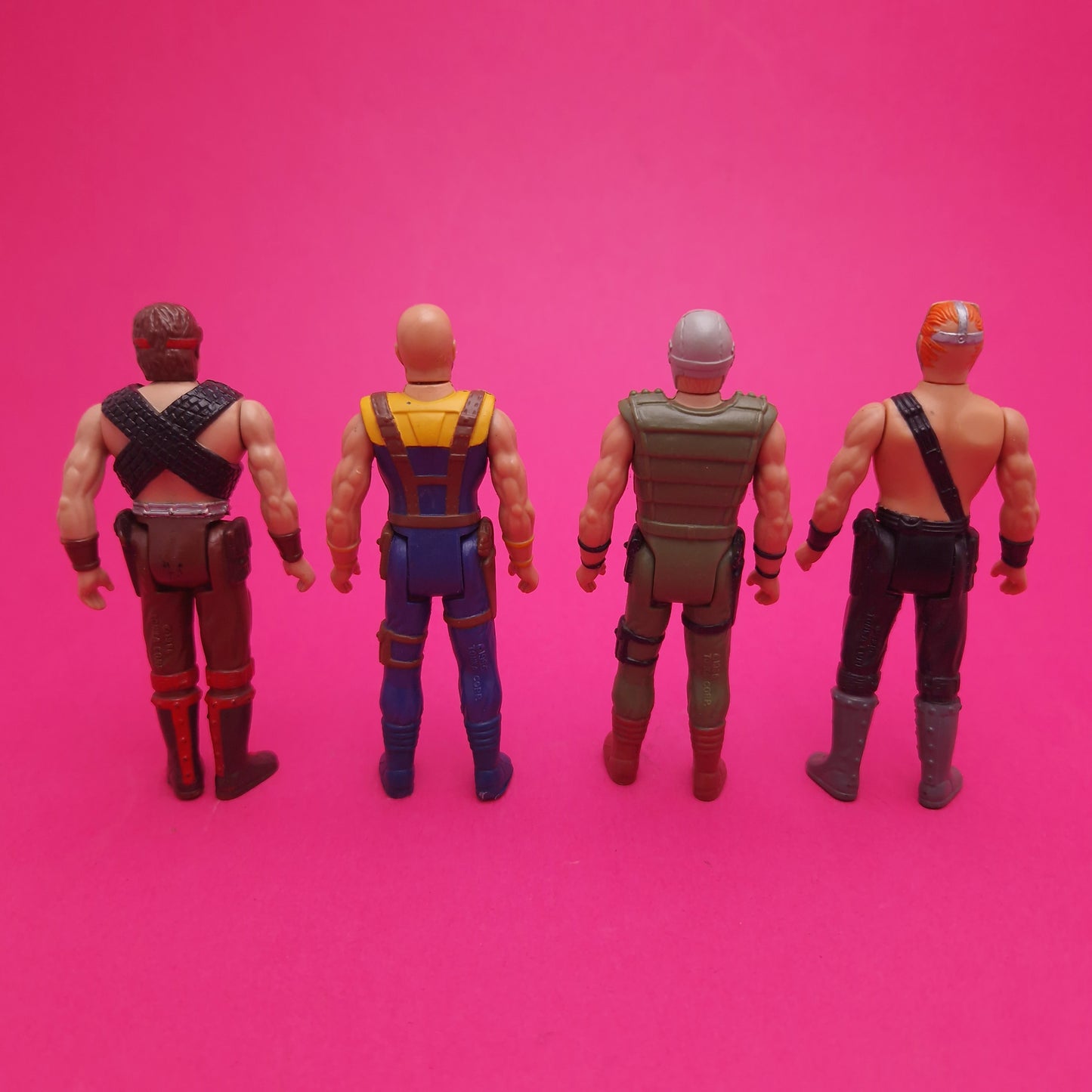 STEEL MONSTERS ☆ HALF TRAK METAL FACE RETREAD WHEEL BOSS Vintage Action Figure ☆ Tonka Loose 80s