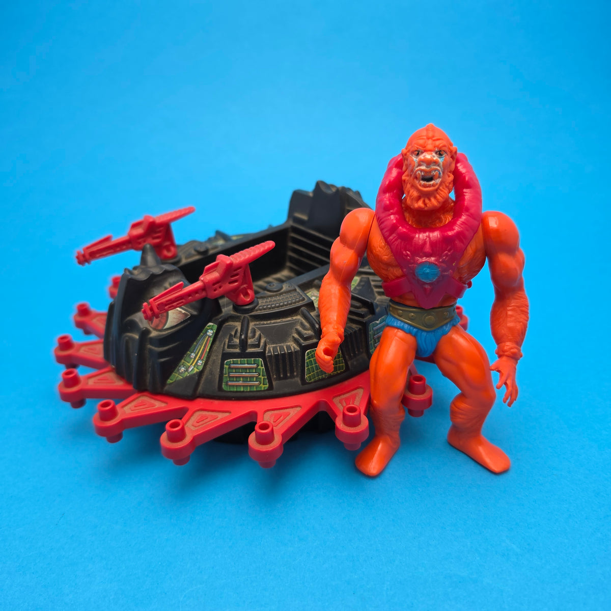 MASTERS OF THE UNIVERSE ☆ ROTON BEASTMAN Vintage Figure Vehicle ☆ MOTU 80s Mattel