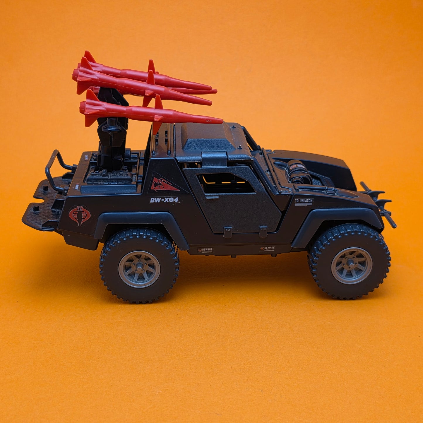 GI JOE ☆ STINGER NIGHT ATTACK 4-WD with x2 Stinger Driver Figure ☆ Action Force Hasbro 1984