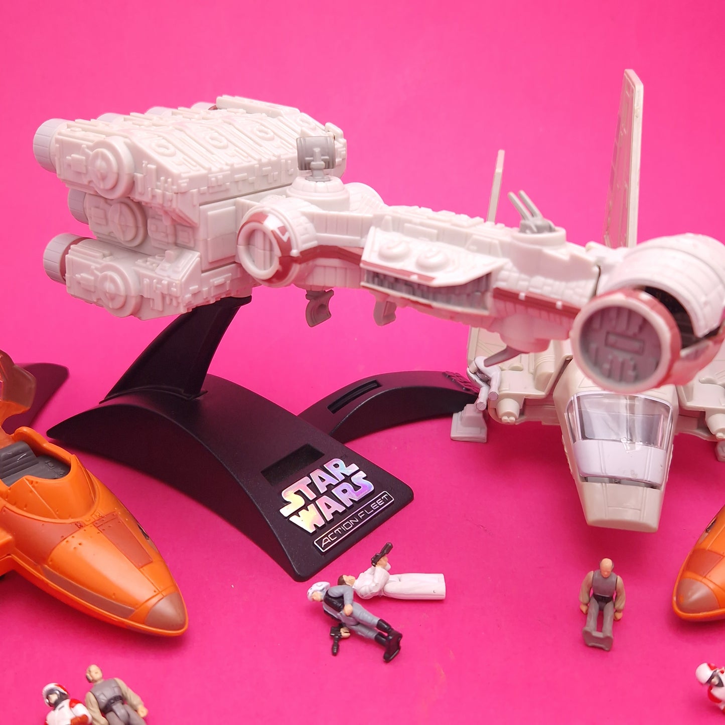 MICRO MACHINES ☆ STAR WARS ACTION FLEET BUNDLE TWIN-POD IMPERIAL SHUTTLE Blockade Runner Vintage ☆ 90s Loose