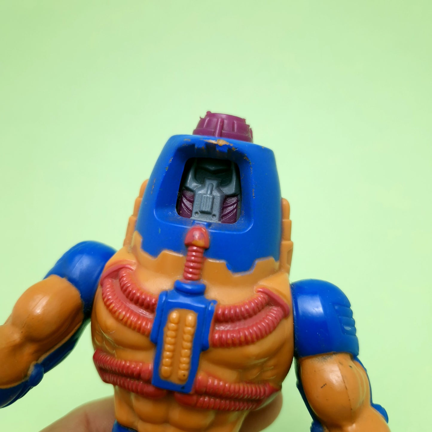 MASTERS OF THE UNIVERSE ☆ MANY-E-FACES Vintage Figure ☆ MOTU Loose 80s Mattel Original