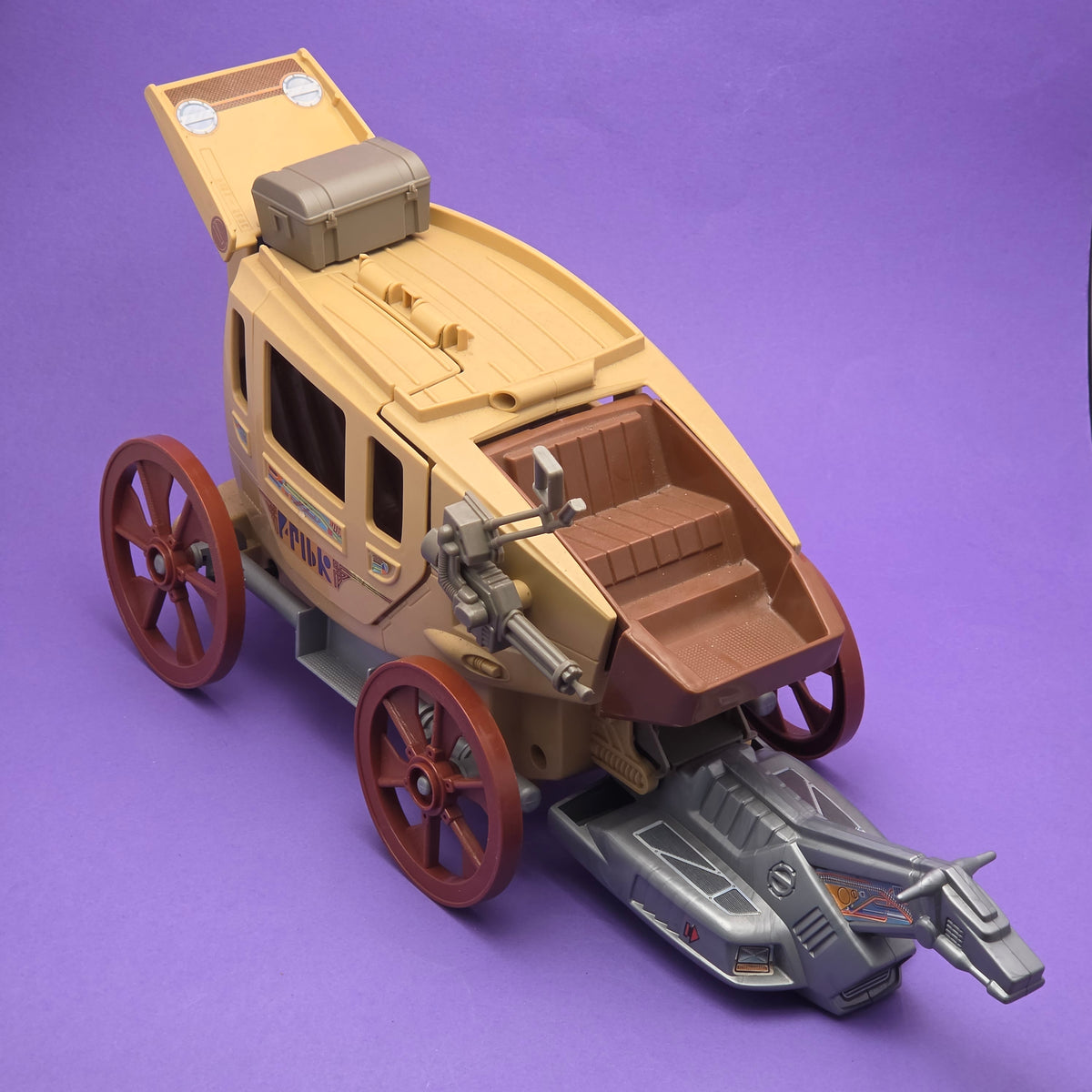 BRAVESTARR ☆ STRATOCOACH Figure Vehicle ☆ Vintage Mattel Original 80s Loose