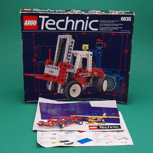 LEGO ☆ 8835 FORKLIFT Technic ☆ Vintage 80s Boxed Instructions