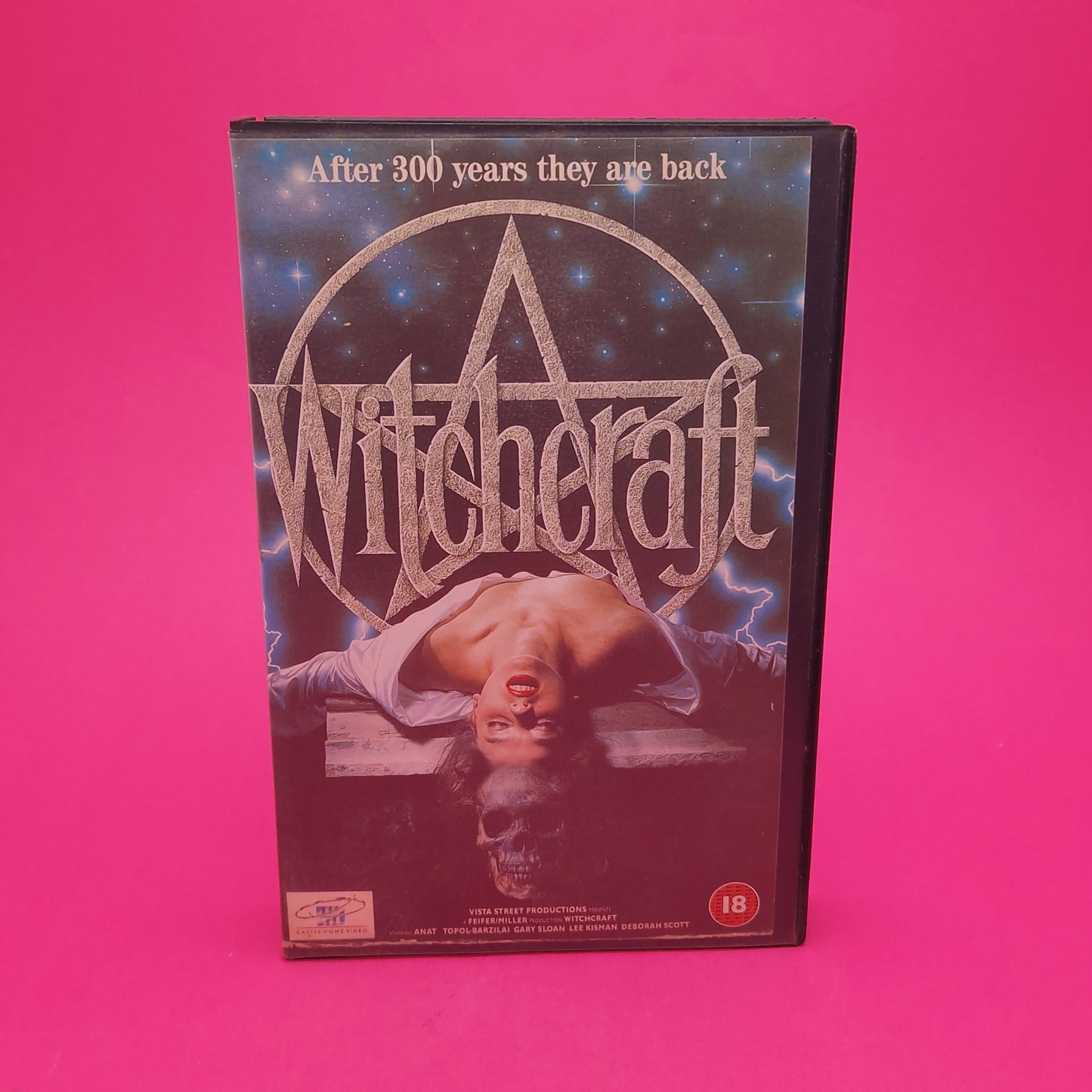 VHS Video ☆ WITCHCRAFT ☆ 80s Big Box Ex Rental Vintage 18