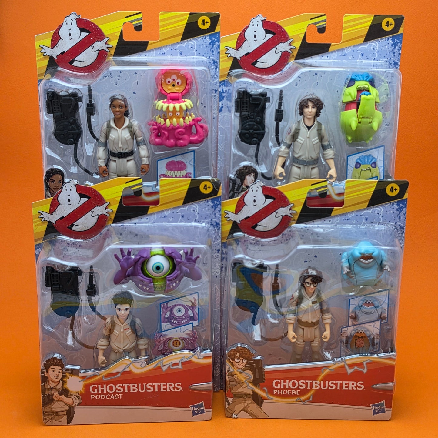 GHOSTBUSTERS LEGACY ☆ PHOEBE PODCAST LUCKY TREVOR Fright Features Figure ☆ Afterlife MOC Sealed Carded