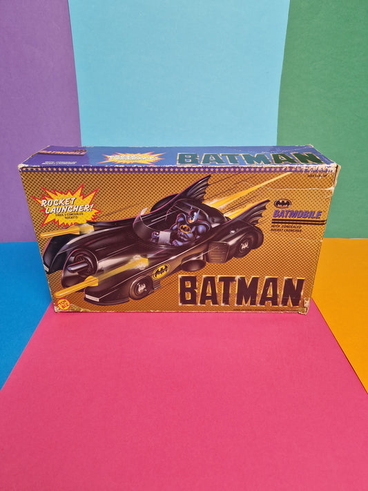 BATMAN 89 ☆ BATMOBILE BATMAN DC SUPER HEROES Figure Vehicle ☆ Original Boxed Toybiz 1989