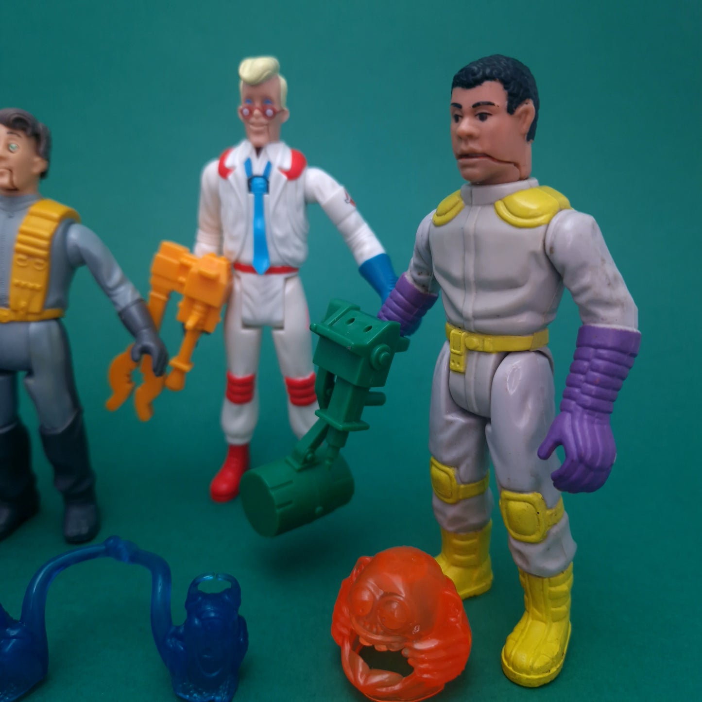 GHOSTBUSTERS ☆ FRIGHT FEATURES SET OF 5 Vintage Figure ☆ Nice Loose 80s Kenner