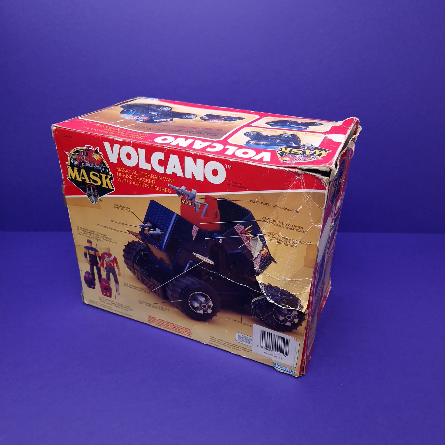 M.A.S.K ☆ VOLCANO Matt Trakker & Jacques La Fleur ☆ BOXED Vintage MASK Kenner 80s