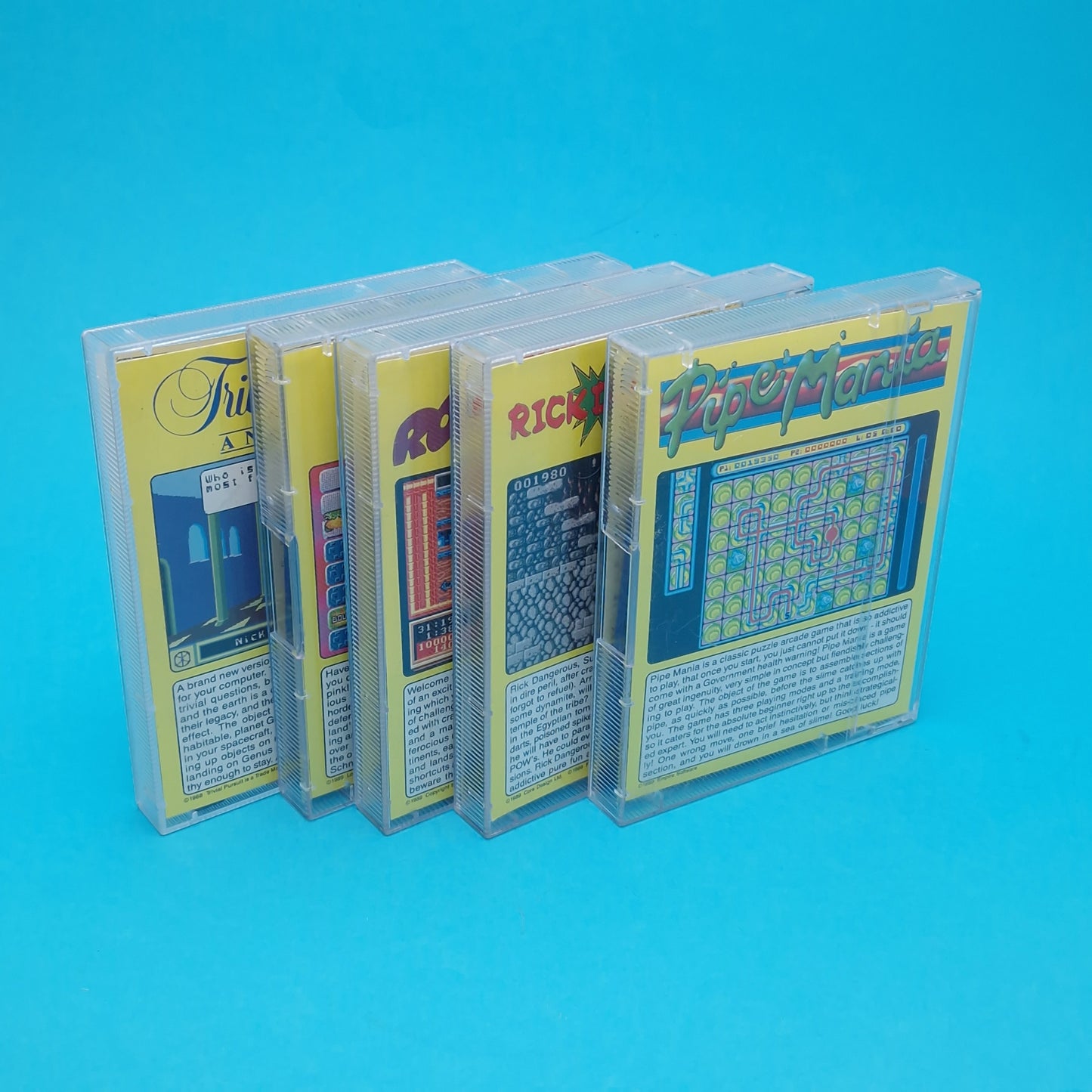 AMIGA ☆ ARCADE ACTION SILICA COLLECTION of 10 ☆ Asterix Rick Dangerous Vintage Retro Game Original
