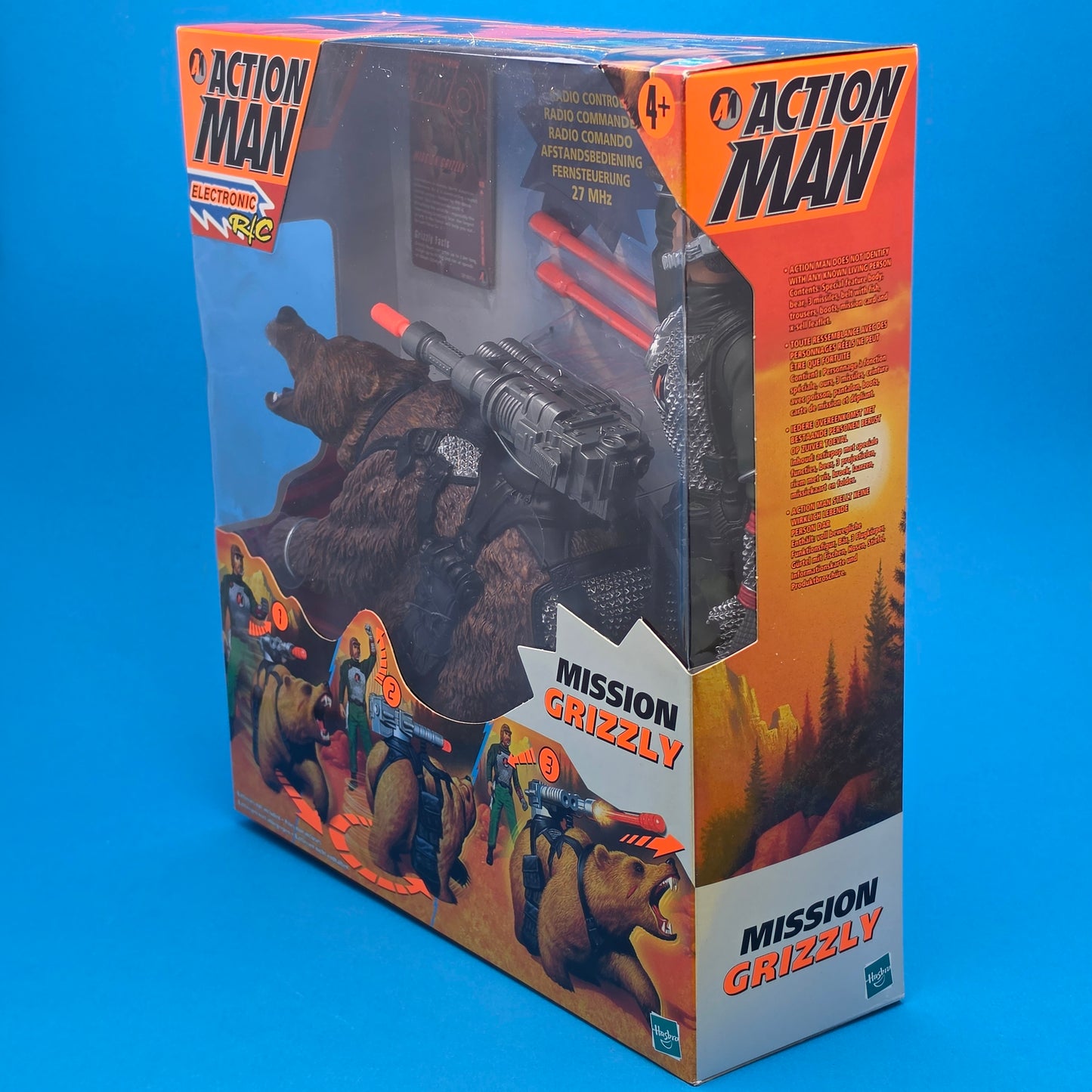 ACTION MAN ☆ MISSION GRIZZLY Figure Doll ☆ Vintage HASBRO SEALED BOXED 90's