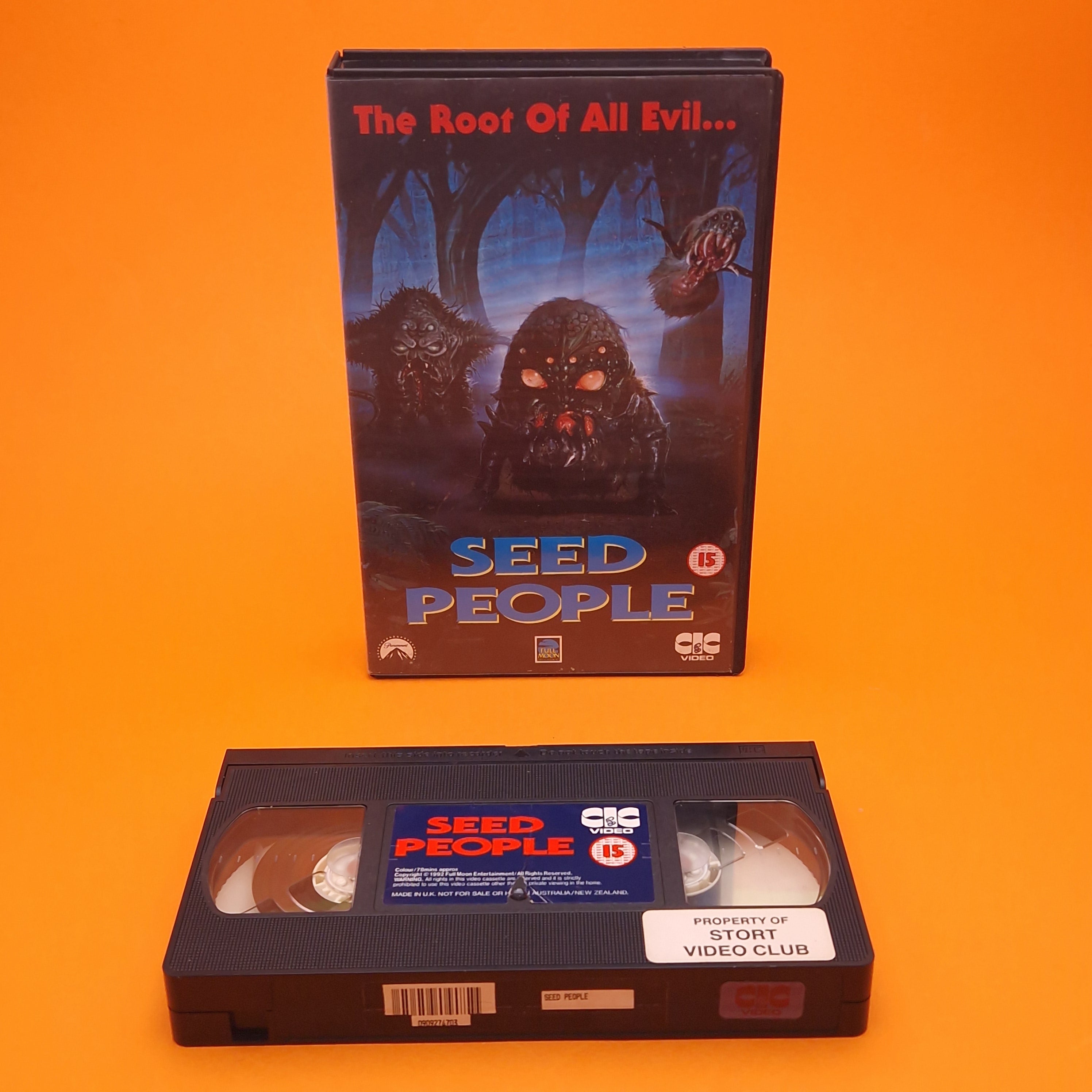 VHS Video ☆ SEED PEOPLE ☆ 80s Big Box Ex Rental Sci-Fi 15
