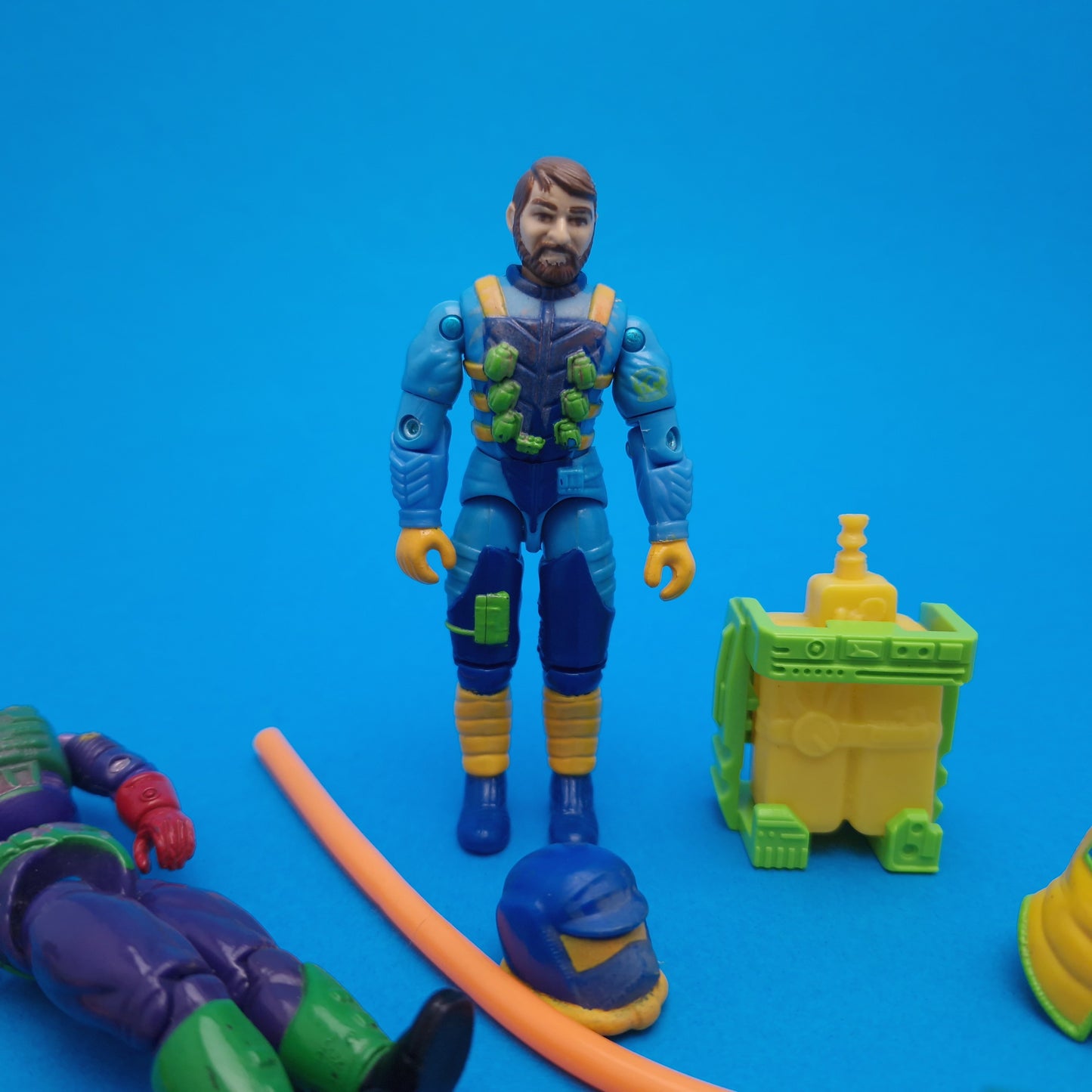 GI JOE ☆ Eco-Warriors Ozone Clean-Sweep Toxo-Viper Action Figure  ☆ Action Force Hasbro 1991