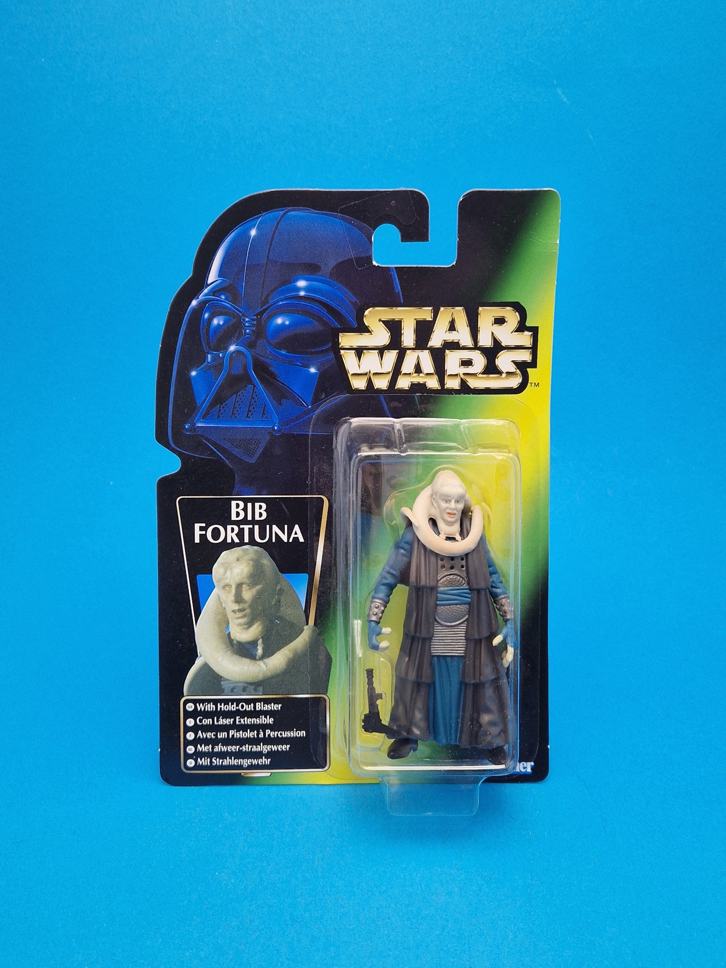 STAR WARS POTF ☆ BIB FORTUNA Figure ☆ MOC Sealed Carded Kenner Power of the Force