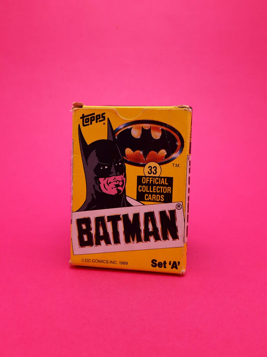 TOPPS ☆ BATMAN 1989 OFFICIAL COLLECTOR CARDS Set A ☆ Vintage