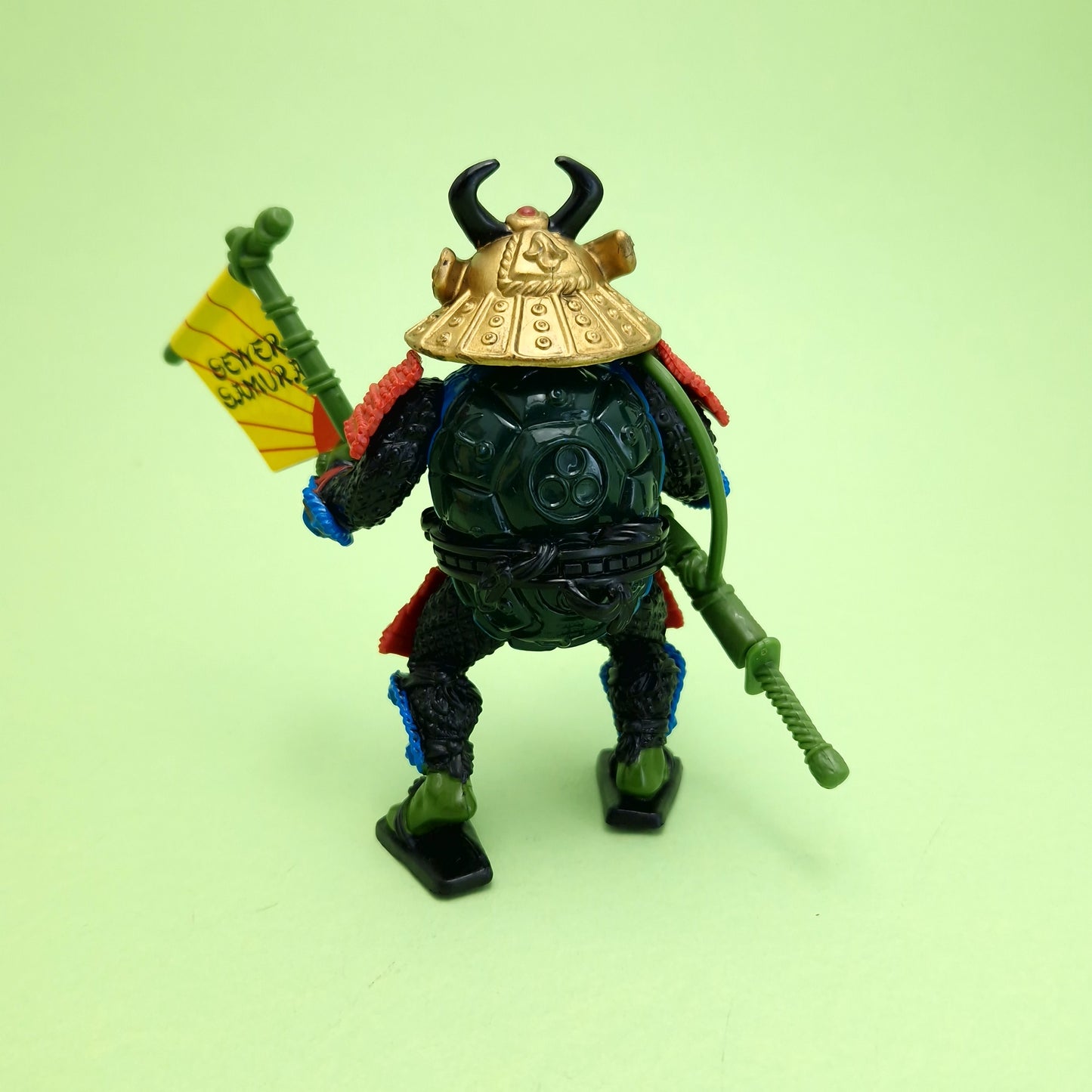 TEENAGE MUTANT NINJA TURTLES ☆ SEWER SAMURAI LEO Vintage Action Figure ☆ 90s Loose