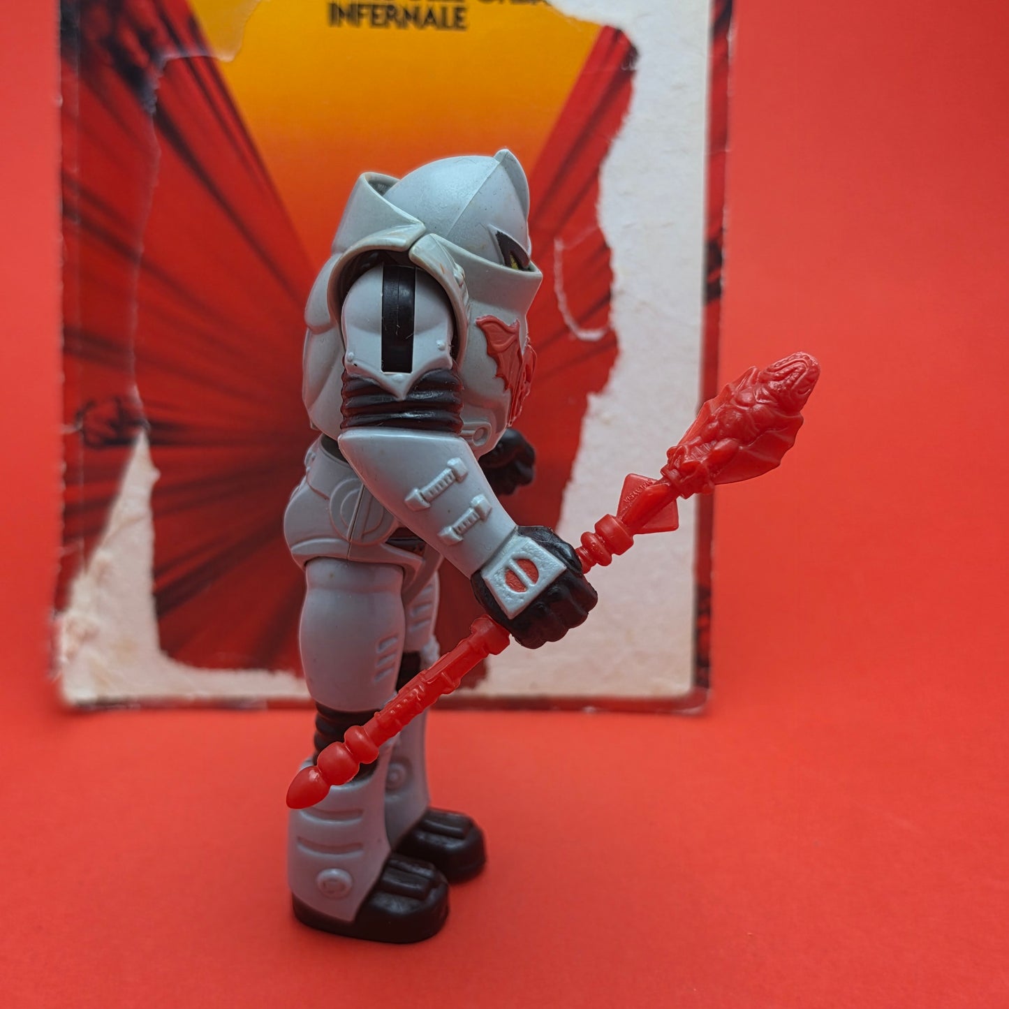 MASTERS OF THE UNIVERSE ☆ HORDE TROOPER Vintage Figure ☆ Staff MOTU 80s Mattel