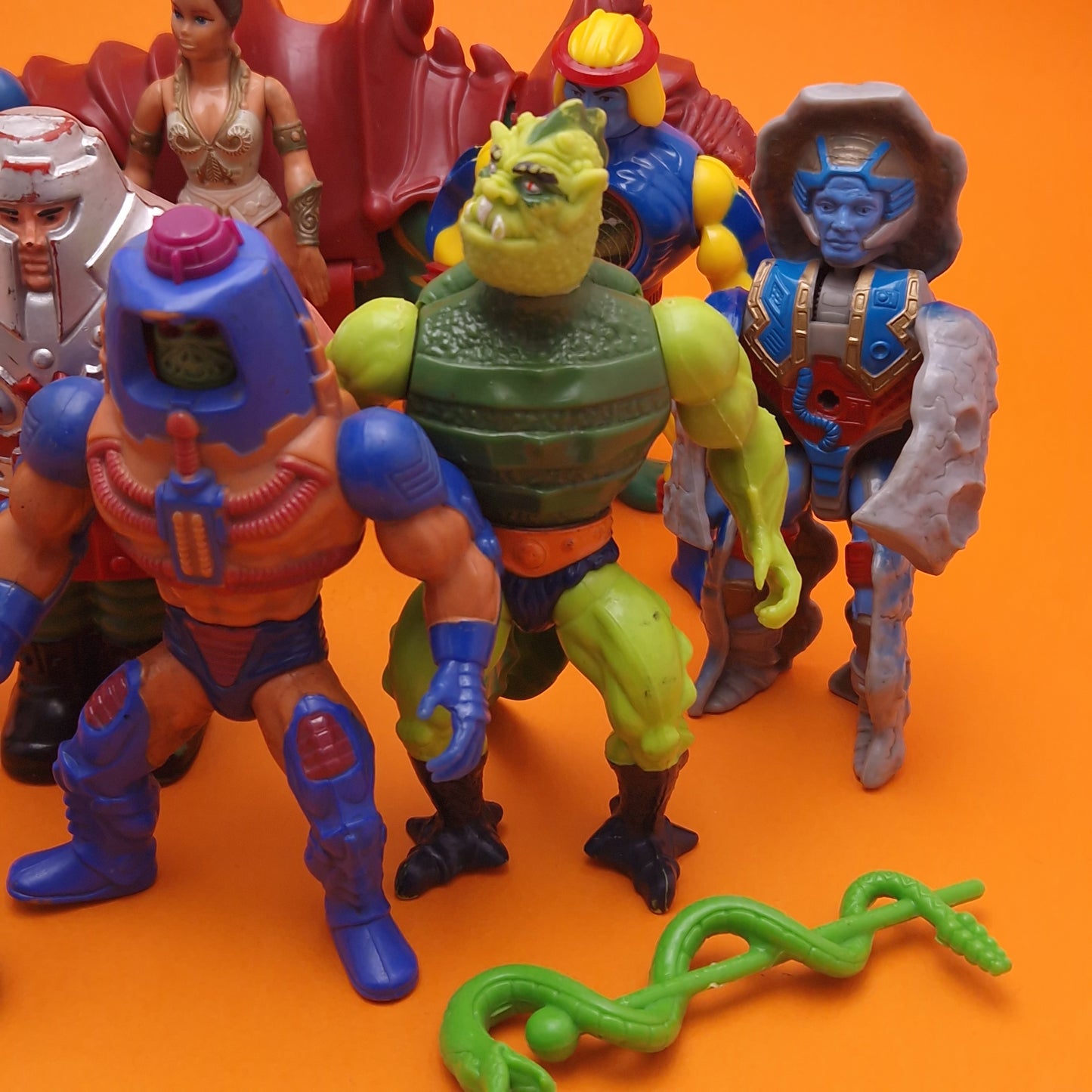 MASTERS OF THE UNIVERSE ☆ 11x Bundle TEELA MANEFACES RAM-MAN ROBOTO WEBSTER Vintage Figure ☆ MOTU Loose 80s Mattel