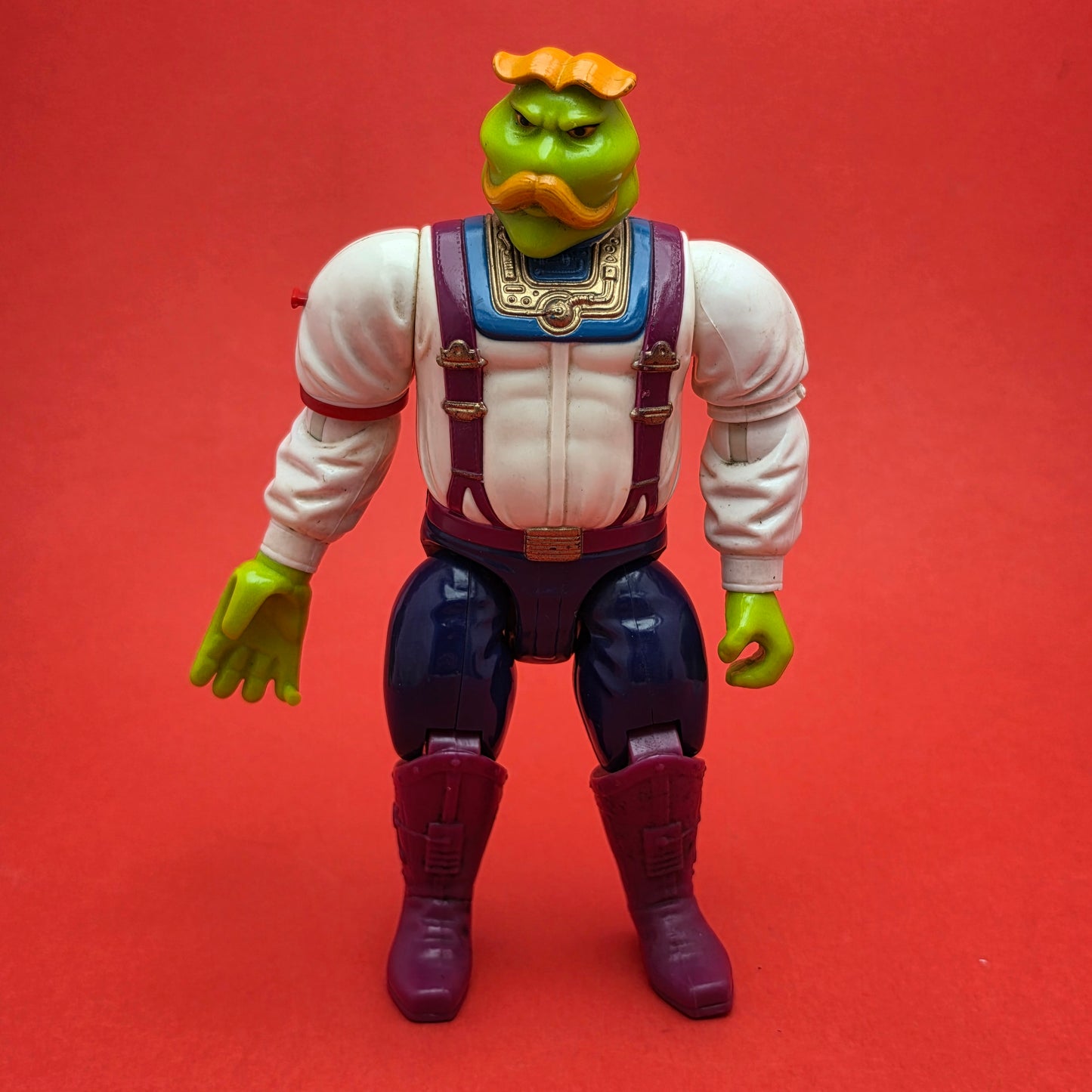 BRAVESTARR ☆ HANDLE BAR Plates Figure ☆ Vintage Mattel Original 80s Loose