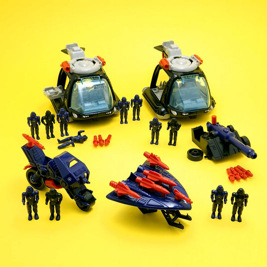 MANTA FORCE ☆ BUNDLE Dictator Battle Buzzard Black Vipers Wasp Mini Figures ☆ Bluebird 80s