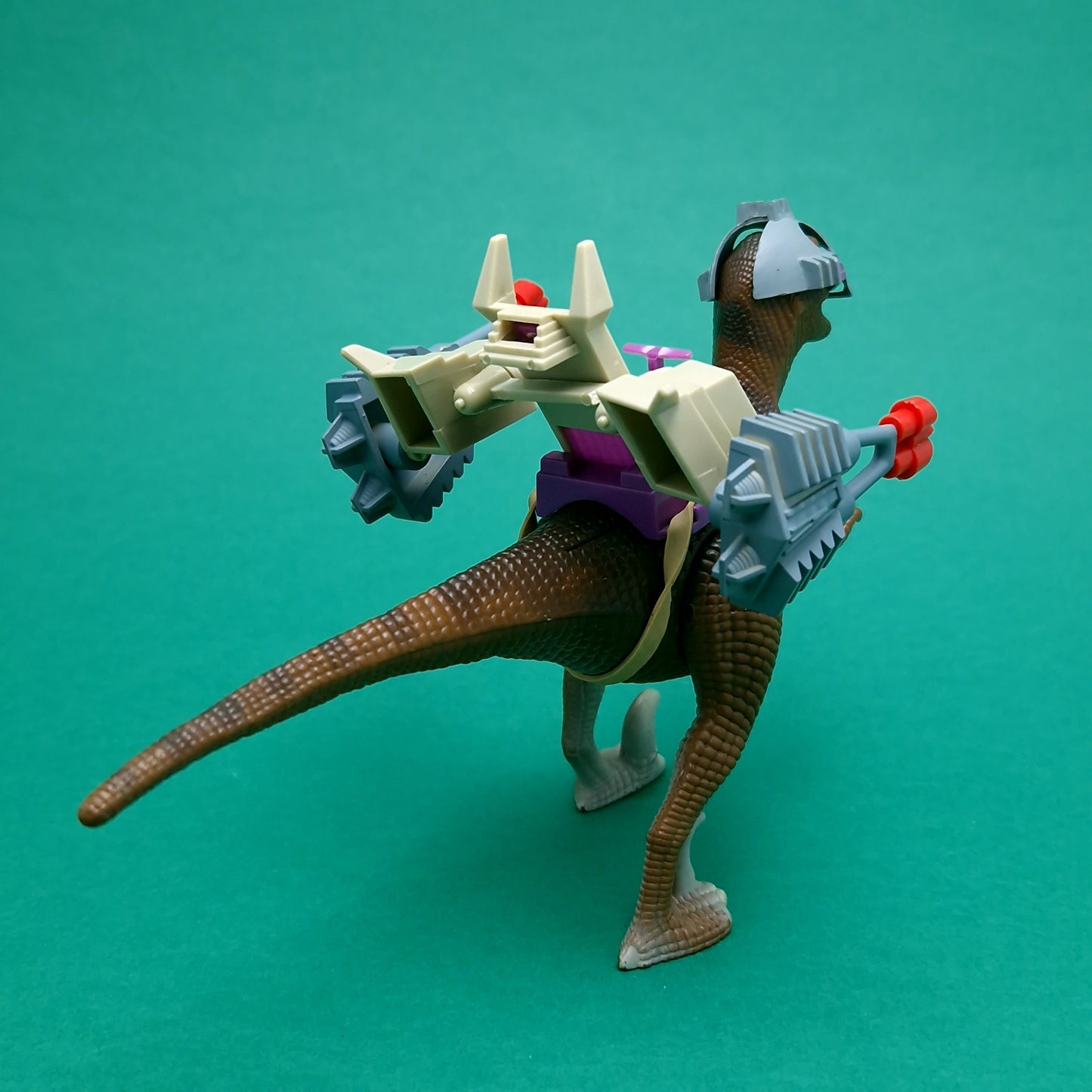 DINO RIDERS ☆ DEINONYCHUS with Antor Action Figure ☆ Vintage TYCO 80s