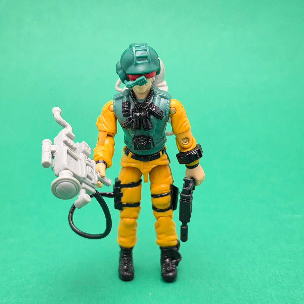 G.I. JOE ☆ SCOOP Figure Complete ☆ Action Force Hasbro 1989 Card