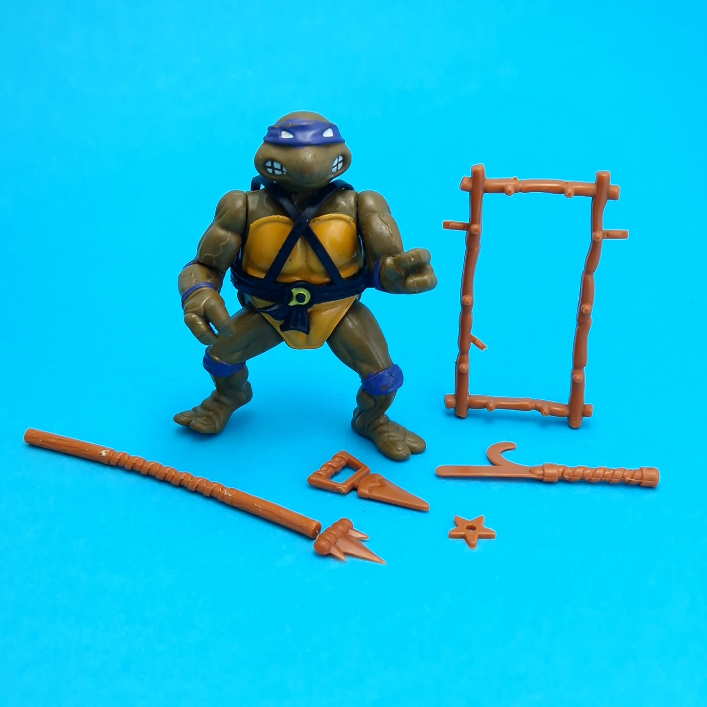 TEENAGE MUTANT NINJA TURTLES ☆ DONATELLO Vintage Action Figure ☆ Loose