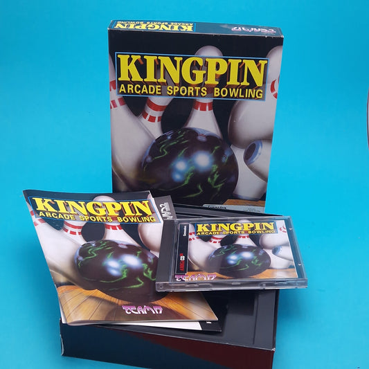 AMIGA CD32 ☆ KINGPIN BOWLING ☆ BIG BOX BOXED Vintage Retro Game Commodore 90s