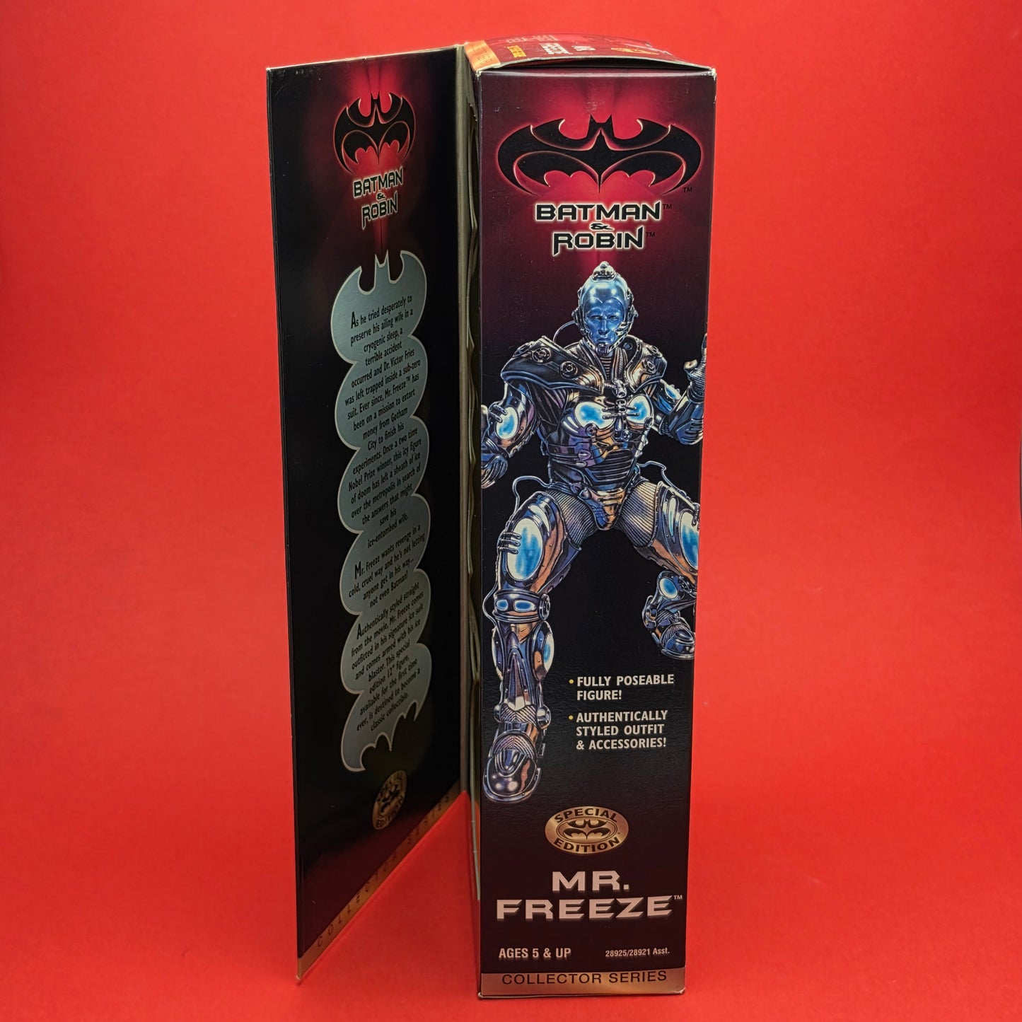 BATMAN & ROBIN ☆ MR FREEZE 12' Collectors Doll Figure ☆ Original 90s Sealed Boxed Kenner