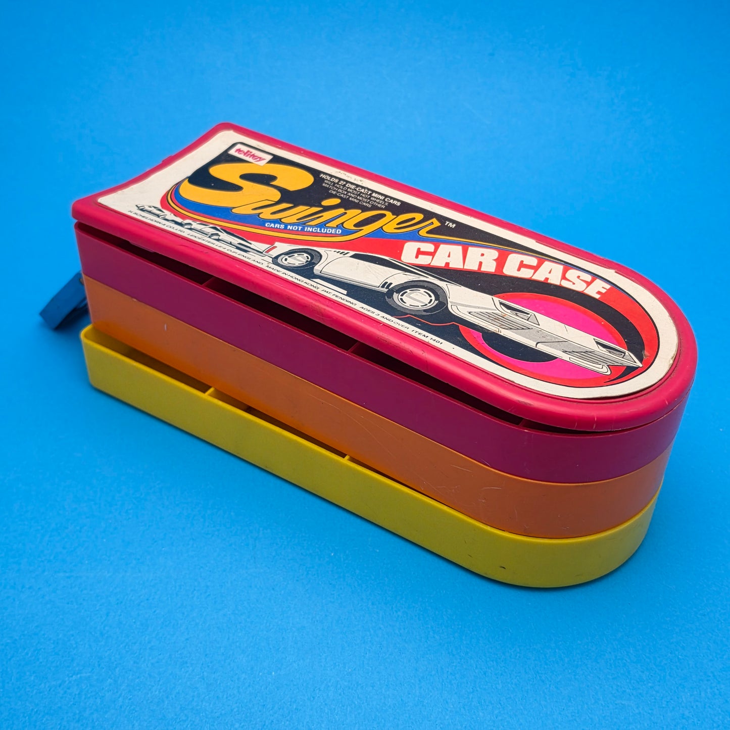 SWINGER ☆ CAR CASE TELITOYS for Cars 80s Vehicle ☆ Diecast Car Vintage