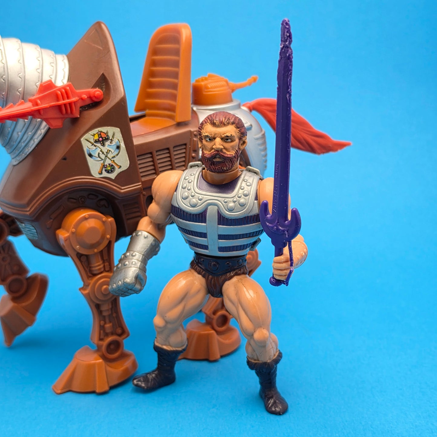 MASTERS OF THE UNIVERSE ☆ FISTO STRIDOR Vintage Figure ☆ MOTU Loose 80s Mattel