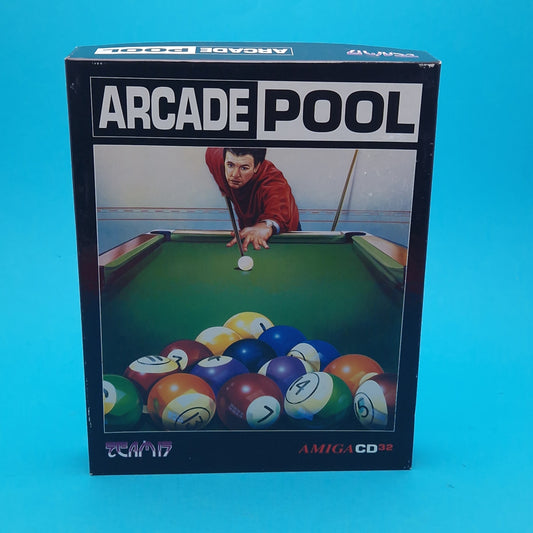 AMIGA CD32 ☆ ARCADE POOL ☆ BIG BOX BOXED Vintage Retro Game Commodore 90s