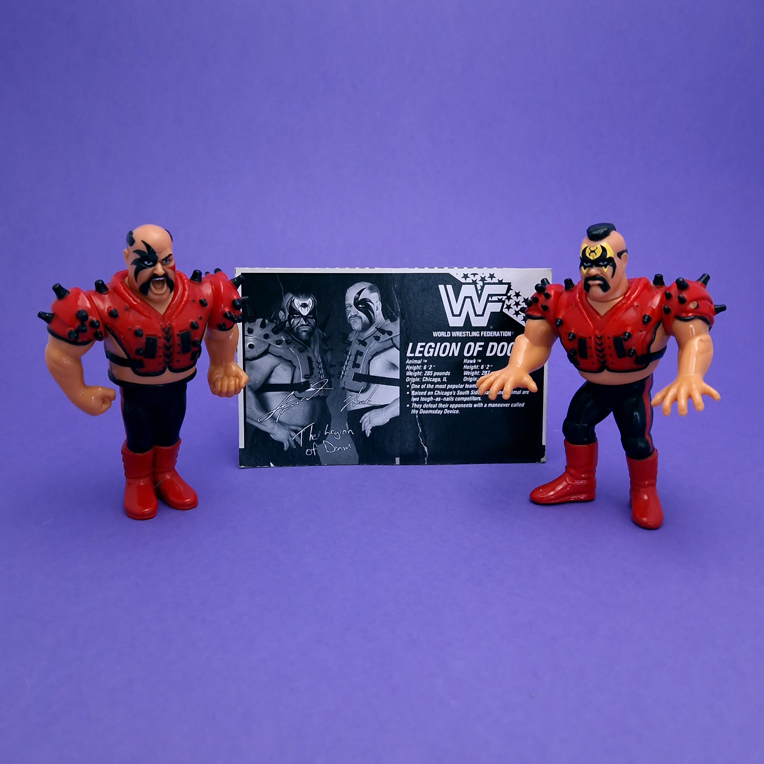 Wwf Wrestling Vintage Hasbro Legion good of Doom lot of 2