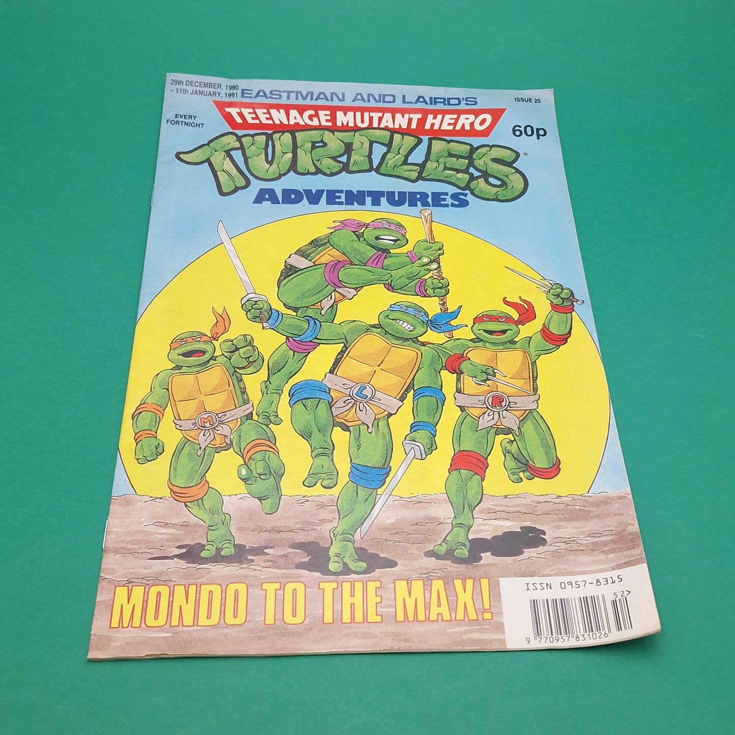 TEENAGE MUTANT HERO TURTLES COMIC ☆ Vol 25 Vintage Original ☆ 90s Ninja