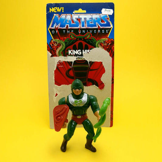 MASTERS OF THE UNIVERSE ☆ KING HISS Vintage Figure ☆ MOTU Loose 80s Mattel Original