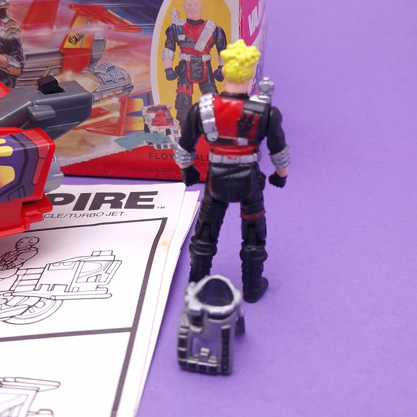 M.A.S.K ☆ VAMPIRE FLOYD MALLOY Figure Vehicle ☆ Complete Boxed 80s Kenner MASK Vintage