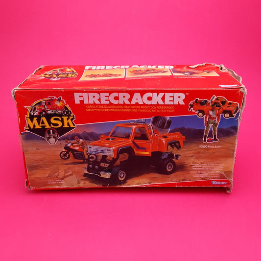 M.A.S.K ☆ FIRECRACKER HONDO MCLEAN Figure Vehicle ☆ BOXED Vintage Kenner 80s